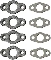 HURI 4set Intake Exhaust Gasket for Motorized Bicycle Bike 49cc 60cc 66cc 80cc 2 Stroke Engine