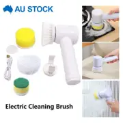 Rechargeable Spin Scrubber Electric Turbo Scrub Cleaning Brush Cordless Kit AU