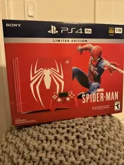 PlayStation 4 Pro Limited Edition Spider-Man Console.