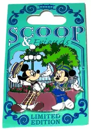 LE Disney Pin ✿ Mickey Mouse Minnie Scoop Sanderson & Beatrice Suffragette NEW