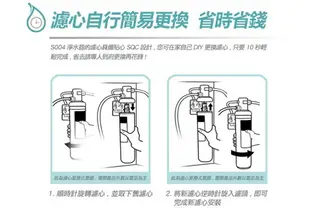 3M S004淨水器專用濾芯3US-F004-5【4支入】《免運費》