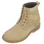 CALTO Men's Invisible 3.2" Height Increasing Elevator Tactical-Inspire Work Boot