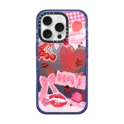 iPhone 16 Pro Impact Case MagSafe Compatible Transparent Junk Journal Stickers