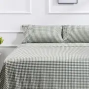 100% Cotton Twin Sheet Set - 3 Piece Cotton Sheets Twin Size Bed Set, Soft, S...