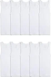 [Fruit of the Loom] Boys' Big Cotton Tank Top Undershirt (multi pack)