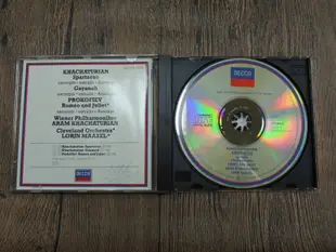 Q2002-二三十年前二手CD-西德製】哈察都量-斯巴達克斯-普羅高菲夫-羅密歐與茱麗葉-馬札爾指揮-Khachatur