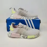 Wmns Adidas NMD R1 Boost Athletic Shoe / Grey Pink Lime / GW5693 / Size 10.5