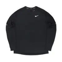 在飛比找Yahoo奇摩購物中心優惠-Nike 長T Dri-FIT Running 男款 黑 銀