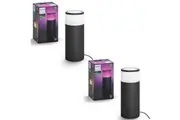 2PK Philips Hue Outdoor Pedestal Colour Ambiance LED Light Lighting Extension