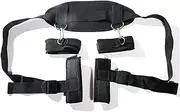 Sex Position Enhancer Bondage Restraint Set Kit BDSM Adult Couples Wrist Leg Restraint Straps with Wrist Hand & Ankle Cuffs for Women Sex Bondage Sling Leg Strap Fetish Game Adult Sex Toy