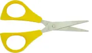 Calcutta CBSC-4 Braid Scissors 4" Stainless Serrated Blades And Rubber