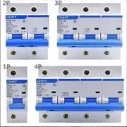 1pcs CHINT NXB-125 air switch 1P2P3P4P high current high power circuit breaker 63A80A100A125A 63A Type 1