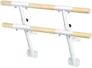 BarreBallet Bar Double Ballet Barre Bar, Adjustable Stretch Pole 70-115cm, Fixed Fitness Dance Training Stick ForHome Studio Dancing