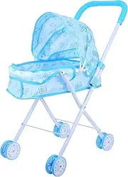 Doll Stroller for Lightweight Simulation Stroller for Pretend Play Encourages Imaginative Play and Hand Eye Coordination for Carrying Dolls Outdoors