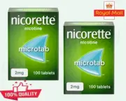 Nicorette Microtab 2mg Original 100 Tabs - ((2 Pack)) Expiry 04-2026