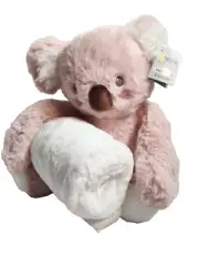 Moon And Stars Plush Koala With Soft Blanket Baby Shower Gift NWT