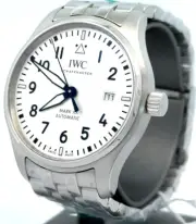 IWC PILOT'S WATCH MARK XX - IW328208 - 40 MM - SILVER PLATED DIAL - BRAND NEW !