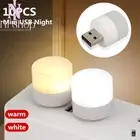 Mini USB LED Lamp Night Light Warm White, Eye Protection, Portable Reading Lamp