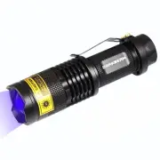 DARKBEAM UV 365nm Light Wood's lamp Blacklight Ultraviolet Flashlight LED Por...