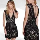 NWT Free People One Million Lovers Black Lace Dress Size 2