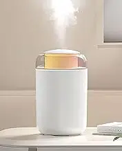Cool Mist Humidifiers Air Humidifier 1.2L Portable Personal Desktop USB Humidifiers with 7-Color Night Light, Auto Shut-Off, Super Quite for Bedroom Home Office