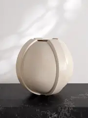 [LOUISE ROE] LOUISE ROE - Vinci 01 Ceramic Vase - Off-white - One size One size Off-white