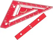 SEWACC 1 Set Rafter Square Tool of Measurement Rules Ruler for Accurate Woodworking and DIY Projects Lightweight Design Easy to Read Numbers Durable Construction