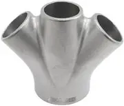 Aeroflow 3 Into 1 Turbo Merge Collectorcast 1X 2" Id to 3X 1-1/4" Unioval Aeroflow - AF8370-9899