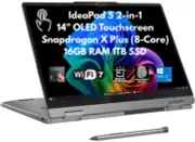 Lenovo IdeaPad 5 2-in-1 14" OLED Touch Snapdragon X Plus 16GB 1TB FPR Pen W11Pro