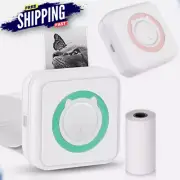 Portable Mini Thermal Printer Pocket Inkless Photo Printer Wireless Printing NEW