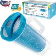Home Pool Leaf Canister Plastic Mesh Basket Bag Swimming Pool Cleaner Vacuum Fit