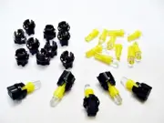 15 Amber Ford LEDs Domes Lights Bulbs 3/8" Sockets Instrument Panel Cluster Dash (for: Ford)