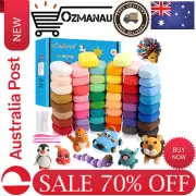 CiaraQ Air Dry Clay, 50 Colors Modeling Clay Best Kids, Ultra Light Magic | AU