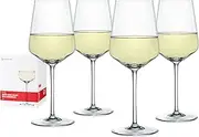[Spiegelau] Style White Wine Glasses Set of 4 - European-Made Crystal, Classic Stemmed, Dishwasher Safe, Professional Quality White Wine Glass Gift Set - 15.5 oz