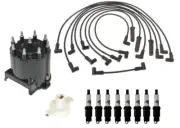 ACDelco Ignition Kit Distributor Rotor Cap Wire & Spark Plugs for Chevy Pontiac