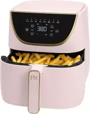 Pink vibes Air Fryer, Large 6-Quart Capacity, Touchscreen Display, 8-In-1 (Air F