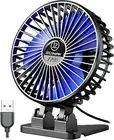 JZCreater USB Desk Fan, Portable Fan Mini, 3 Speeds Desktop Table Cooling,