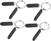BESPORTBLE 4Pcs Barbell Spring Clips Barbell Clamp Collars Barbell Spring Col...