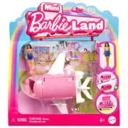 Mattel Mini Barbie Land Mini Barbie & Color Changing Dreamplane NEW!!!