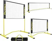 PICKLETECH Flex Version 4 ft Pickleball Dink Training Rebounder Net - Expandable to 10 ft for Double Player Practice - Outdoor Game - Fully Adjustable Regulation Height, Quick Setup