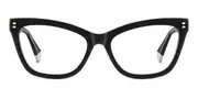 Polaroid PLD D557 807 Women’s Glasses Black Size 55 - Private Health Rebate - Blue Light Block Available