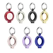 For Apple Airtag Case Cover Anti-lost Keychain Ring Protective Case Anti-Scratch Protective Cover