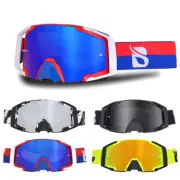 Motorcycle Goggles ATV Dirt Bike Off Road Racing Goggles Padded Adjustable Strap