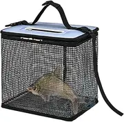 Floating Fish Basket,Foldable Floating Fish Net Cage | Compact Holder Mesh Net Quick-Drying Portable Design for Boat Crabbing Outdoor Grilling Camping