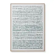 E Style Jabari Hand Painted Abstract Wall Art Decor 120x150cm Cream/Green