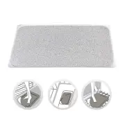 Non Slip Loofah Shower Mat Bathroom Bath Rug Carpet Water Drain 2pk Extra Large