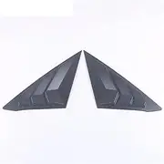 Rear Side Vent Window Louvers Spoiler Cover Compatible for Honda Civic Integra 11th Gen Sedan 2022 2023 Trim Car Exterior Auto Accessories(ABS Matte Black)