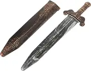 KOMBIUDA Roman Sword Prop Lightweight Knight Costume Accessory for Pretend Play for Halloween Cosplay and Themed Activities Random Style Design