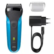 Braun Cordless Wet Dry Men's Shaver - Electric Face Facial Trimmer Grommer - Rechargeable Shaving Clipper