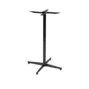 New Black Bar High Table Legs 1100mm Center Pedestal Metal Commercial Table Base